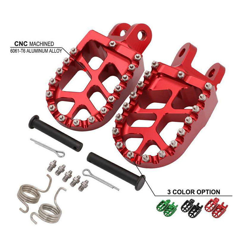 Off-road Motorcycle CNC Aluminum Pedals for Enhanced Performance