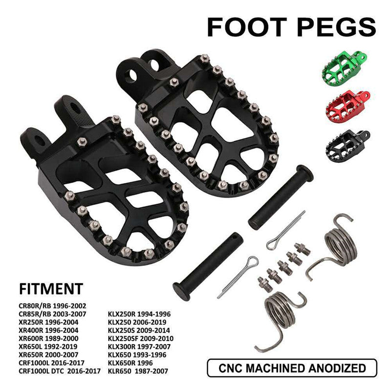 Off-road Motorcycle CNC Aluminum Pedals for Enhanced Performance