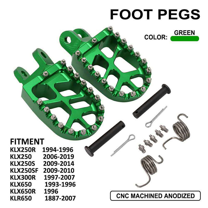 Off-road Motorcycle CNC Aluminum Pedals for Enhanced Performance