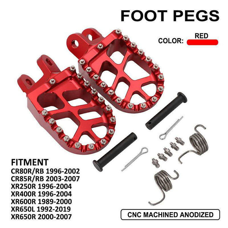Off-road Motorcycle CNC Aluminum Pedals for Enhanced Performance