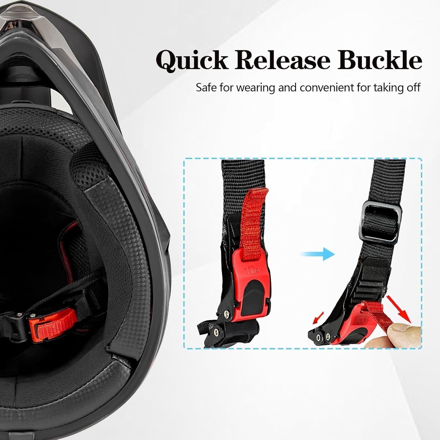 DOT Approved Youth Kids Motocross Helmet - Ultra-Lightweight Full Face Dirt Bike/Atv Helmet with Goggles, Gloves & Face Shield (4-Piece Set)