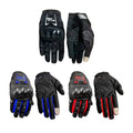 [GD] Fabric motorcycle gloves with rigid rubber knuckle, palm and finger protection, variety of sizes / race