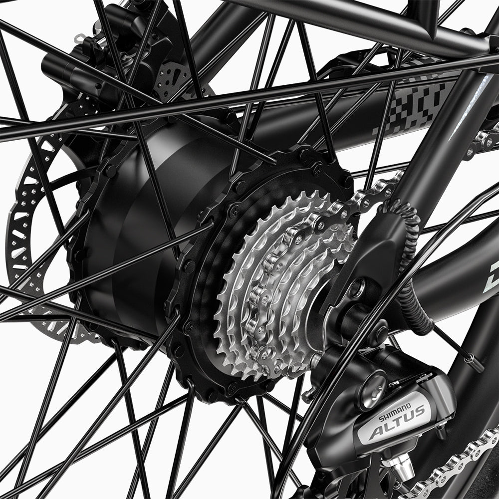 CYSUM Speedy electric mountain bike - 27.5"- Gray color, top speed 25km/h, hydraulic disc brake