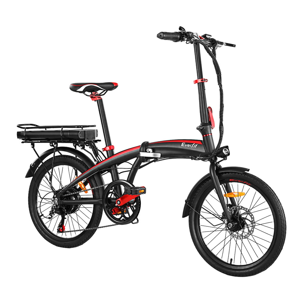 NNEDSZ Folding Electric Bike Urban City Bicycle eBike Rechargeable Battery 250W
