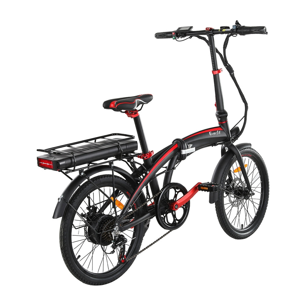 NNEDSZ Folding Electric Bike Urban City Bicycle eBike Rechargeable Battery 250W