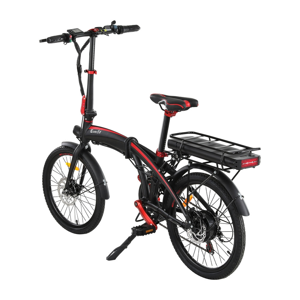 NNEDSZ Folding Electric Bike Urban City Bicycle eBike Rechargeable Battery 250W