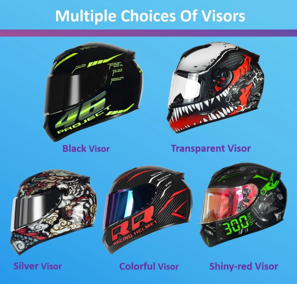 Hot Selling 2025 Full Face Classic Design Helmet  Advanced Unisex Motor Helmet Full Face Dot Certificate Motocross Helmet