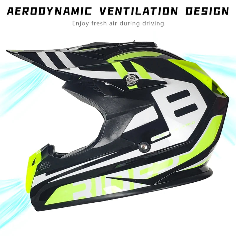 Wholesale Motocross Helmet High Quality Off-Road Adult Motorcycle Helmet for Men  Dirt Bike Karting Helmet DOT Approved Casco