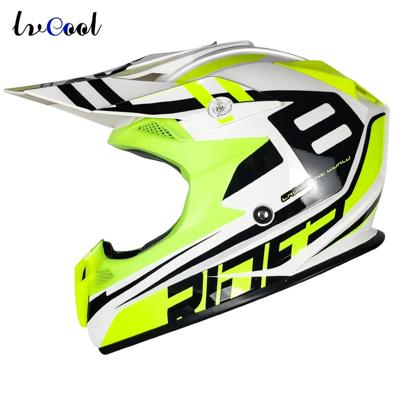 Wholesale Motocross Helmet High Quality Off-Road Adult Motorcycle Helmet for Men  Dirt Bike Karting Helmet DOT Approved Casco