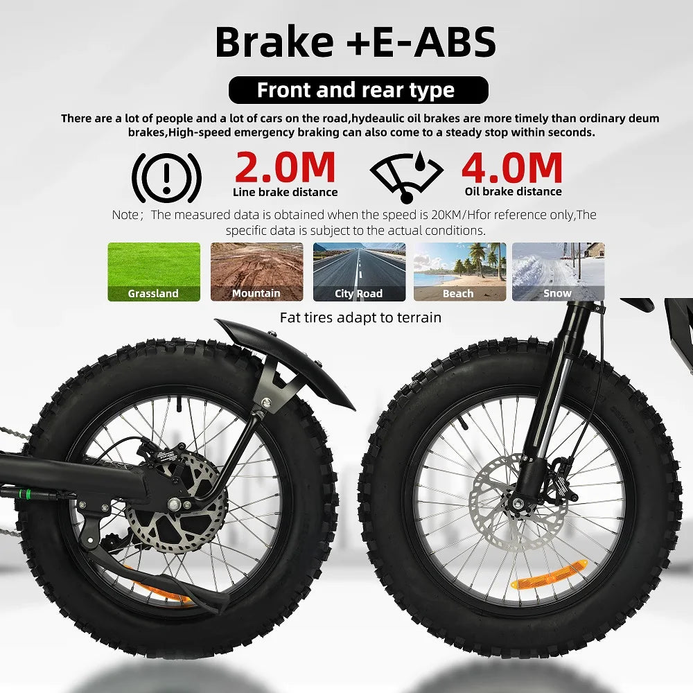 Hot Selling Electric Dirt Bike 1500W for Adults - 60V Power, Alloy Frame Mountain Bike from US Warehouse