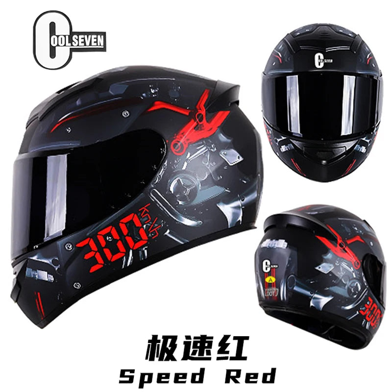 Hot Selling 2025 Full Face Classic Design Helmet  Advanced Unisex Motor Helmet Full Face Dot Certificate Motocross Helmet