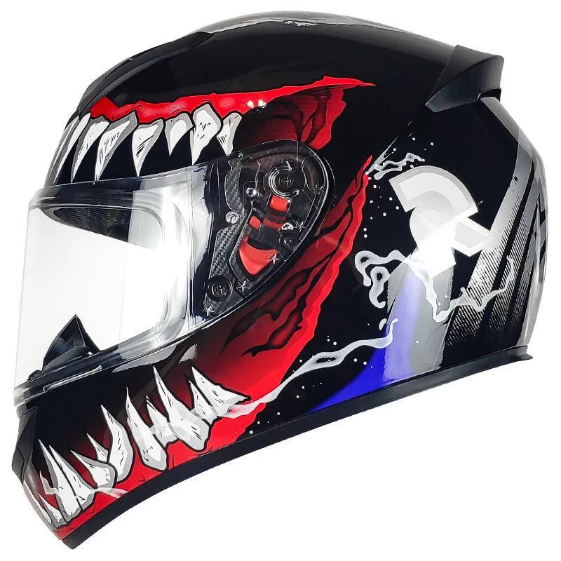 OEM/ODM Full Face Motorcycle Helmet Crash Resistant Quick Release Closure Cascos Dot Certified Motocross Helmet New Condition