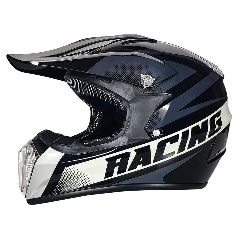 Dot Approved Downhill Motocross Helmet Dual Visor Made ABS Material Competitive Price Off-Road Motorcycle Riding Dirt Bike Use