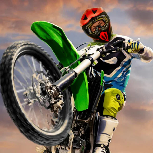 DOT Approved  Motocross Full Face Helmet Durable Protective Motorbike Crash Helmet  Breathable Safety Off-road Motocross Helmet