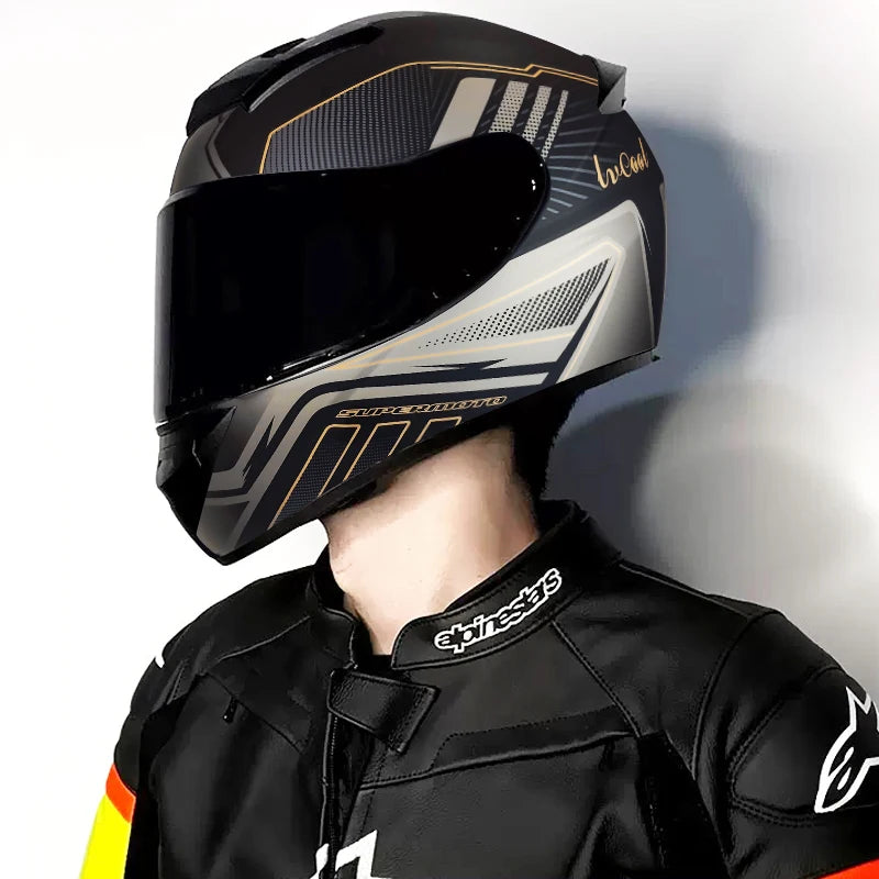 OEM/ODM Full Face Motorcycle Helmet Crash Resistant Quick Release Closure Cascos Dot Certified Motocross Helmet New Condition