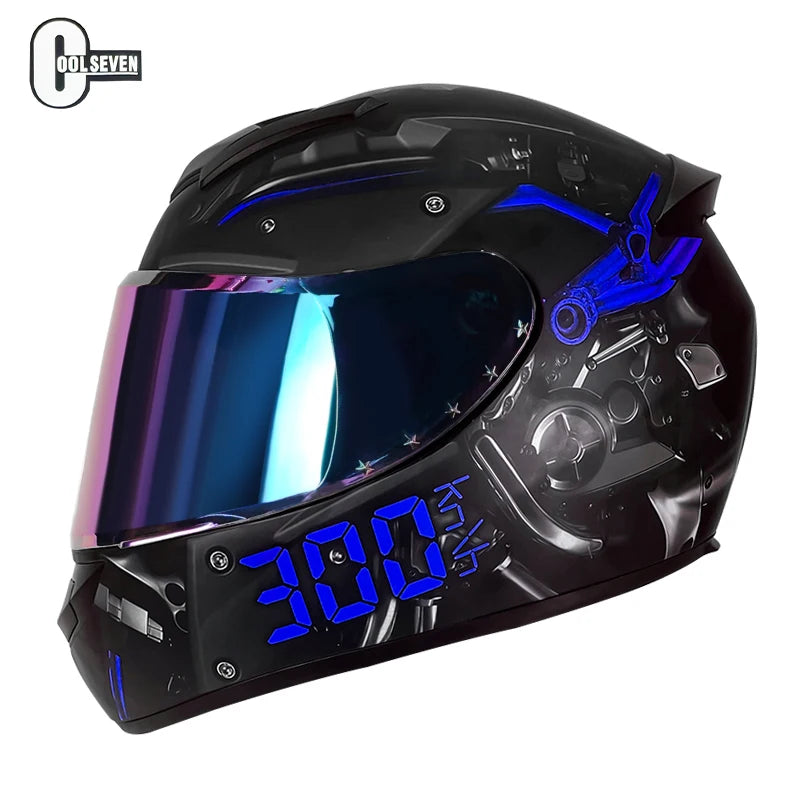 Hot Selling 2025 Full Face Classic Design Helmet  Advanced Unisex Motor Helmet Full Face Dot Certificate Motocross Helmet