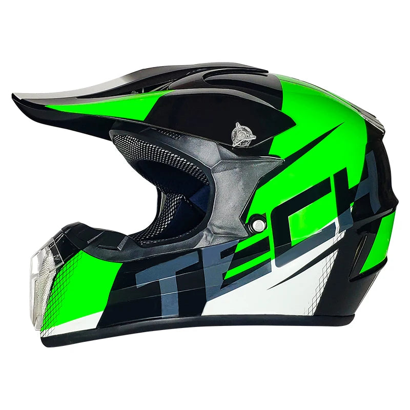 Competitive Price Downhill Motocross Helmet Dot Approved and Made With Abs Material  Off-road Motorcycle Helmet Dirt Bike Helmet