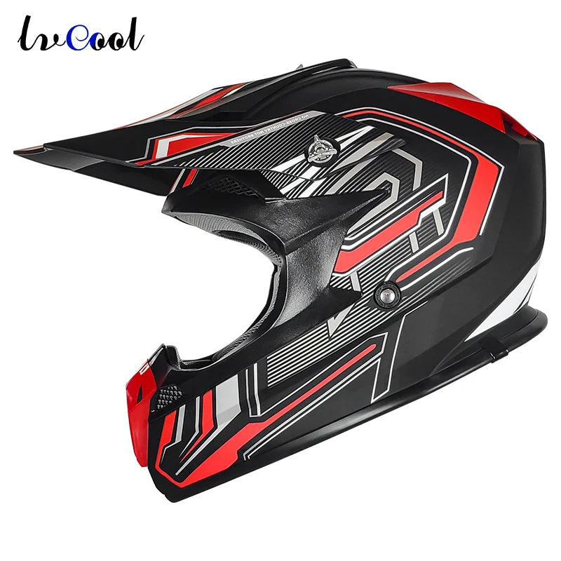 Wholesale Motocross Helmet High Quality Off-Road Adult Motorcycle Helmet for Men  Dirt Bike Karting Helmet DOT Approved Casco