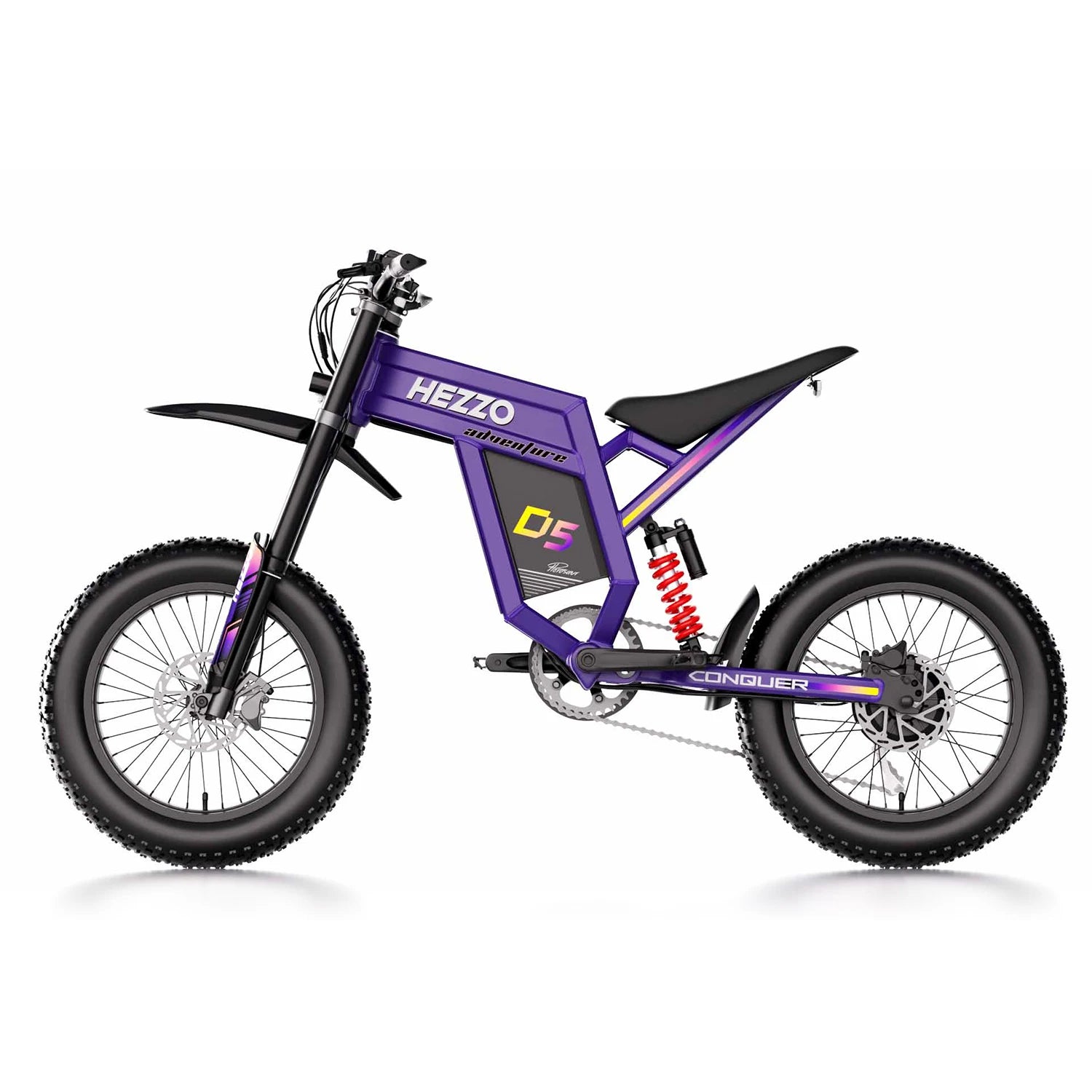 HEZZO D5 Electric Cross Bike 3000W 60V 30Ah Powerful Ebike 20Inch 70KM/H 160Nm  Fashion Ebike Electric  Dirt Bike US Warehouse