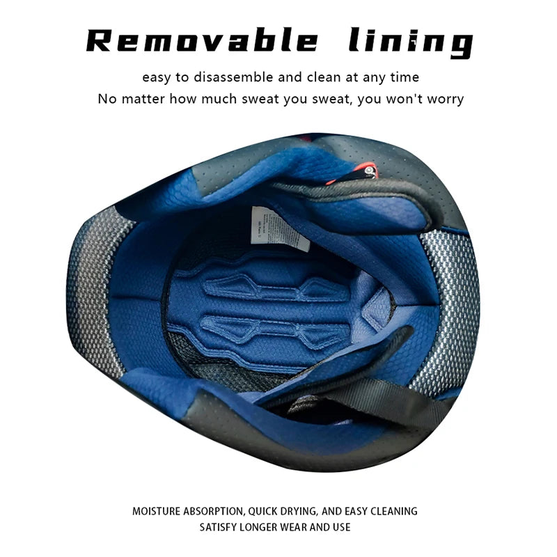 Competitive Price Downhill Motocross Helmet ABS Material Quick Release Off-Road Motorcycle Dirt Bike Riding New Condition