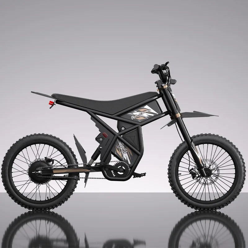 Ridingtimes GT73PRO US EU Warehouse 60V for US 3000W EU 250W Electric All Terrain Ebike Full Suspension Electric Dirt Bike