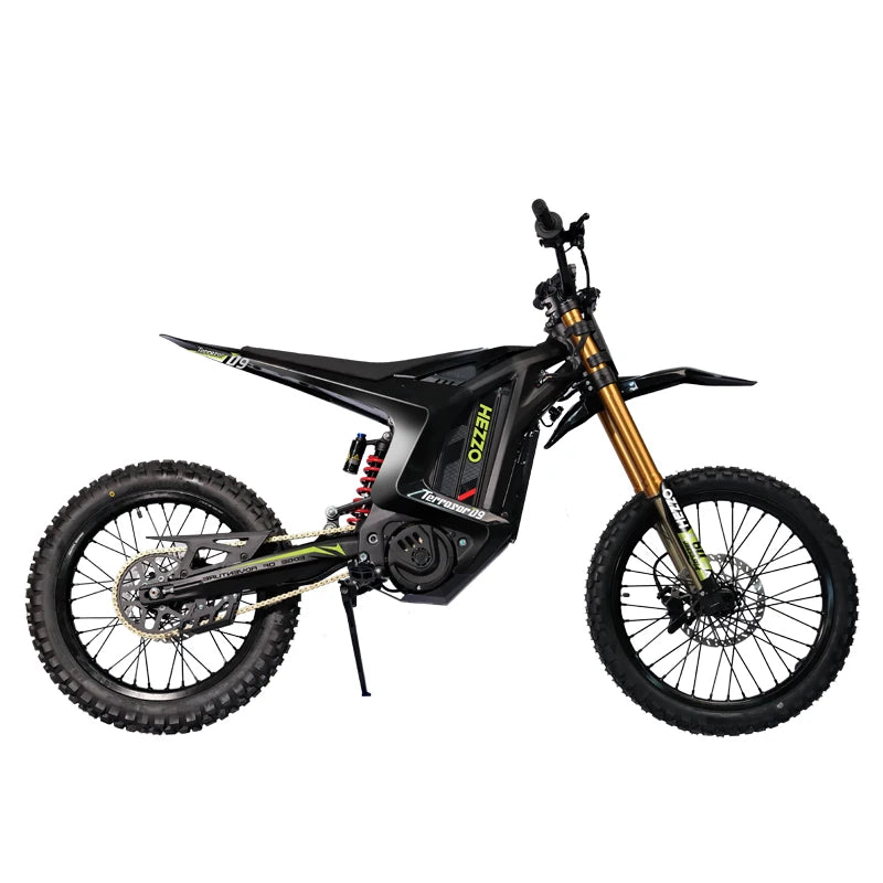HEZZO 72V Electric Motorcycle 20000w Lithium Middrive Electric Dirt Bike 45Ah Powerful Bike Electric Motorcycle Factory Stock
