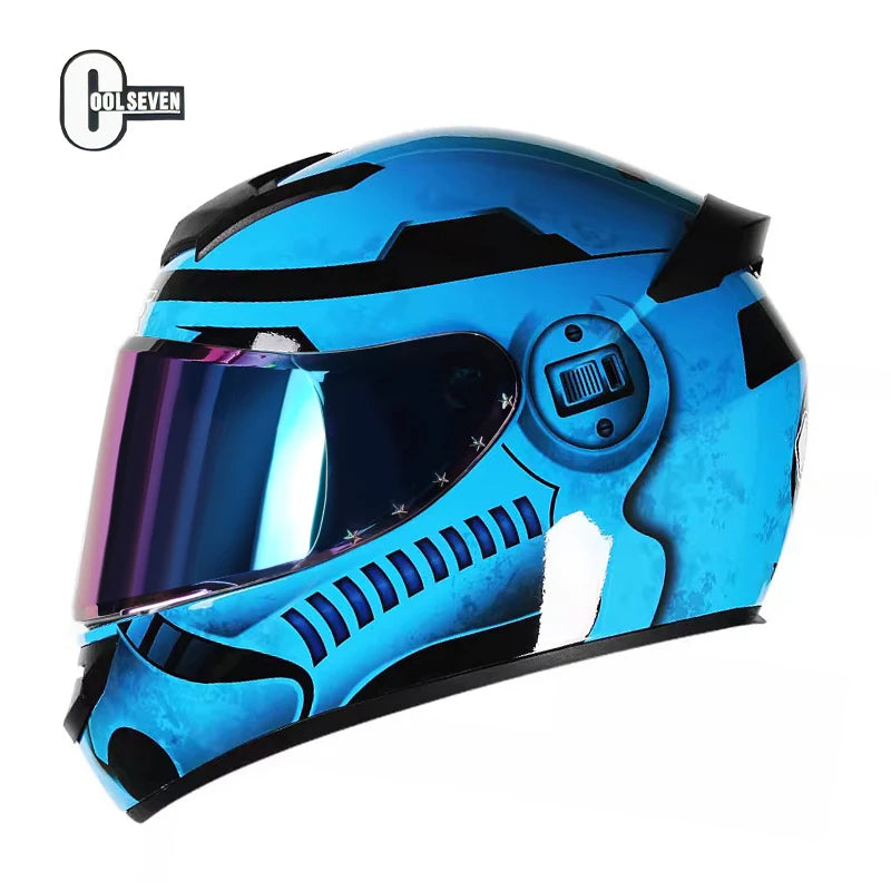 Hot Selling 2025 Full Face Classic Design Helmet  Advanced Unisex Motor Helmet Full Face Dot Certificate Motocross Helmet