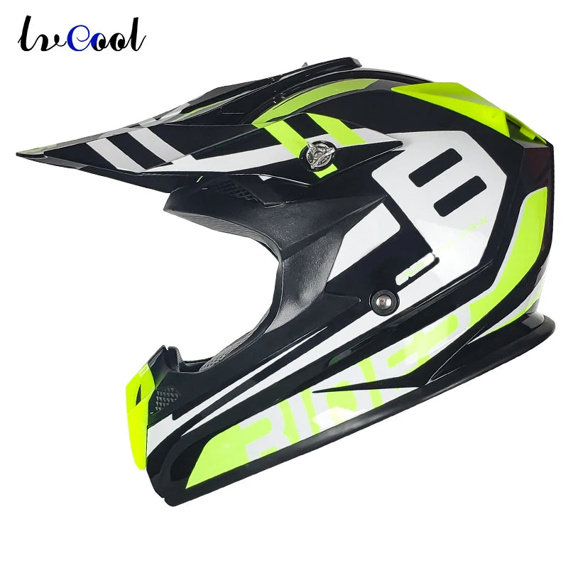 Wholesale Motocross Helmet High Quality Off-Road Adult Motorcycle Helmet for Men  Dirt Bike Karting Helmet DOT Approved Casco