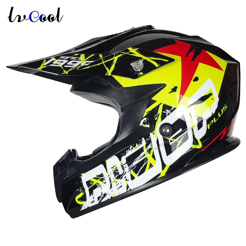 Wholesale Motocross Helmet High Quality Off-Road Adult Motorcycle Helmet for Men  Dirt Bike Karting Helmet DOT Approved Casco