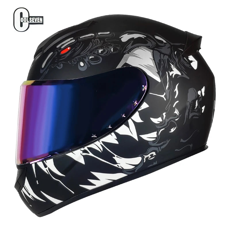 Hot Selling 2025 Full Face Classic Design Helmet  Advanced Unisex Motor Helmet Full Face Dot Certificate Motocross Helmet