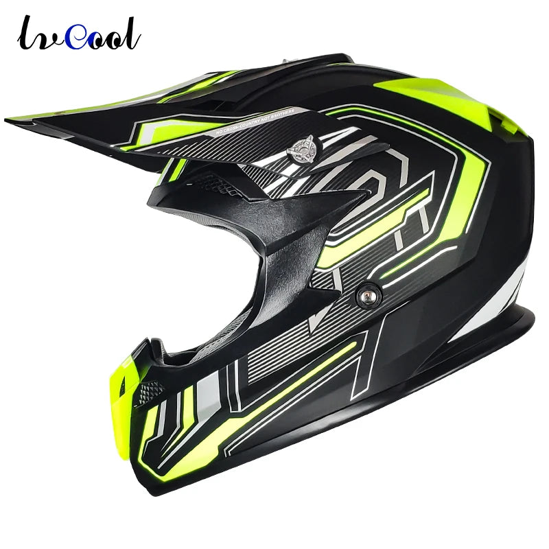 Wholesale Motocross Helmet High Quality Off-Road Adult Motorcycle Helmet for Men  Dirt Bike Karting Helmet DOT Approved Casco