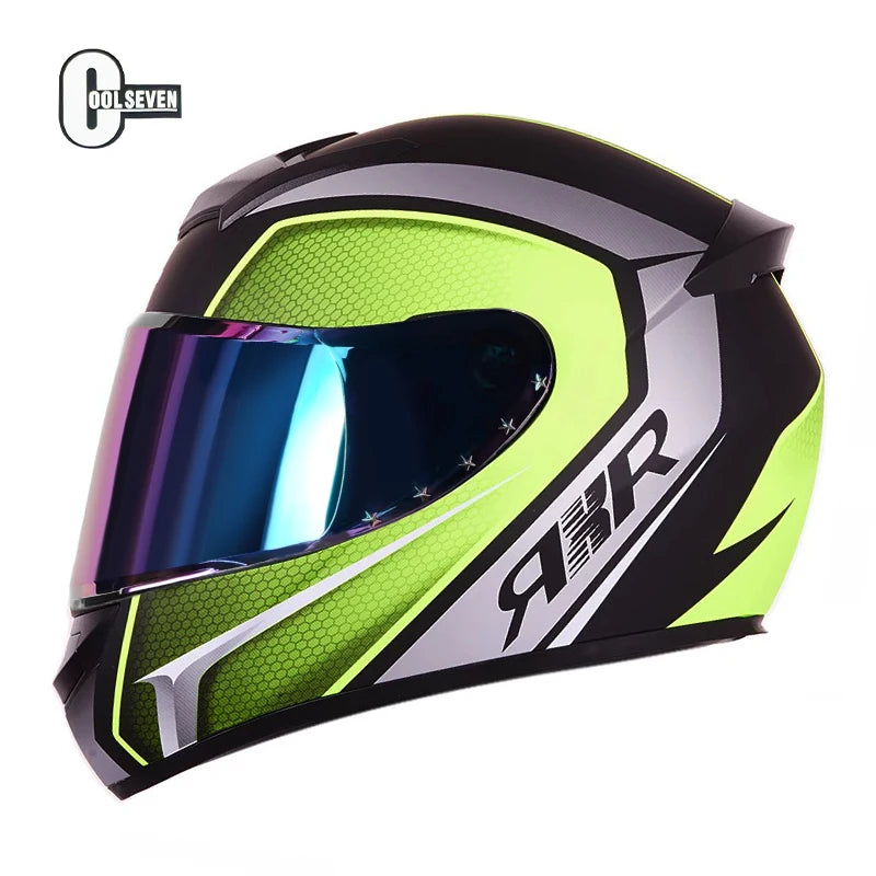 Hot Selling 2025 Full Face Classic Design Helmet  Advanced Unisex Motor Helmet Full Face Dot Certificate Motocross Helmet