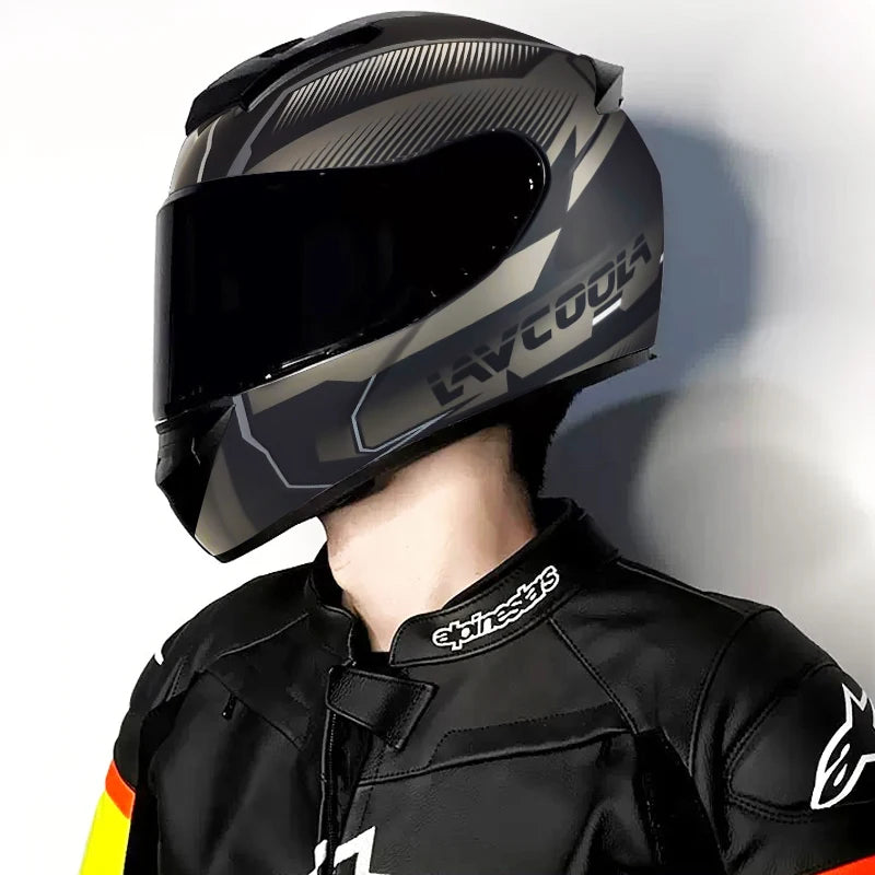 OEM/ODM Full Face Motorcycle Helmet Crash Resistant Quick Release Closure Cascos Dot Certified Motocross Helmet New Condition