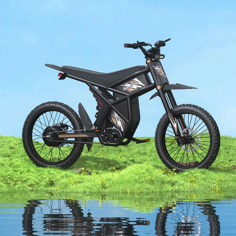 Ridingtimes GT73PRO US EU Warehouse 60V for US 3000W EU 250W Electric All Terrain Ebike Full Suspension Electric Dirt Bike