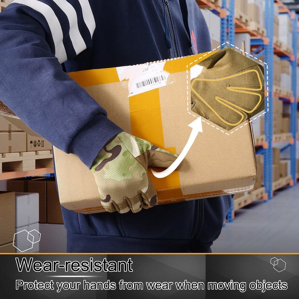 Paintball Bicycle Motorcycle Shoot Work Gear Camo Gloves