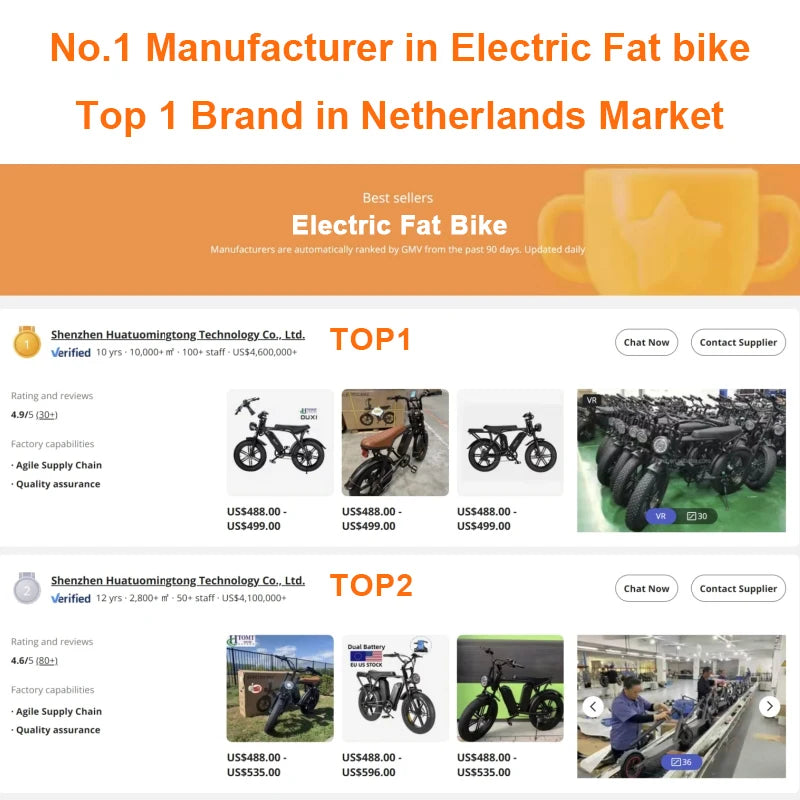 EU OUXI Offroad Tire Electric Bike Adults 60V Full Suspension Hybrid Mountain E Bike Customizable Lithium Battery Bike GT2000