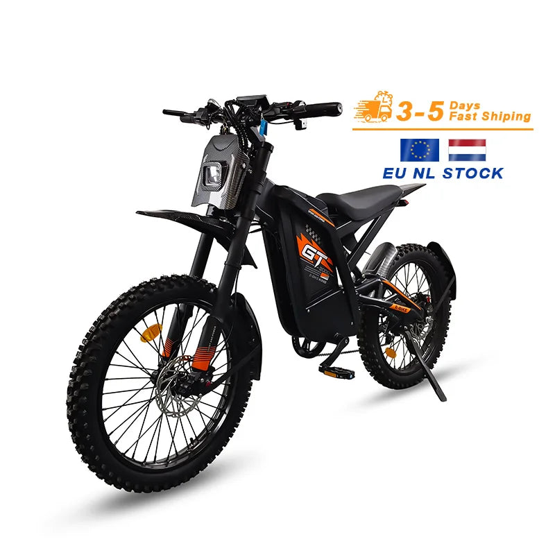 EU OUXI Offroad Tire Electric Bike Adults 60V Full Suspension Hybrid Mountain E Bike Customizable Lithium Battery Bike GT2000