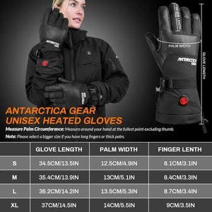 ANTARCTICA GEAR Rechargeable Heating Ski Gloves Winter Warm Motorcycle Gloves by ANTARCTICA Outdoors