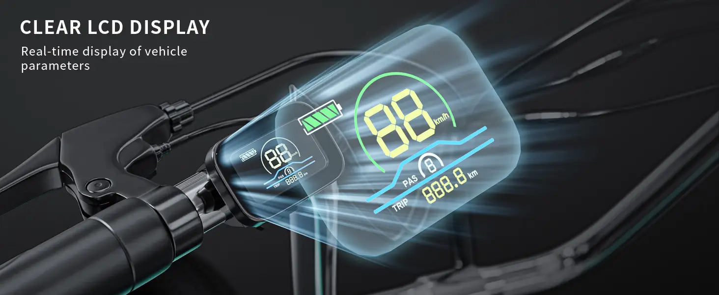 MOONCOOL Electric Tricycle for Adults 24’’ Electric Trike 350W 36V 40Miles Range