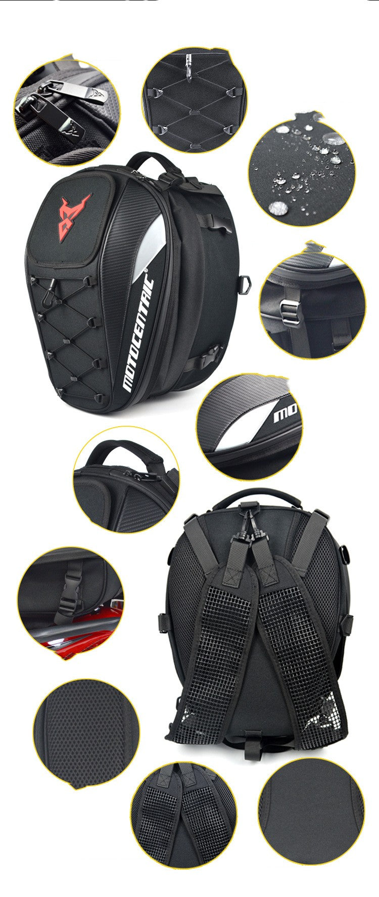 Motorcycle Rider's Large-Capacity Motorcycle Tail Bag
